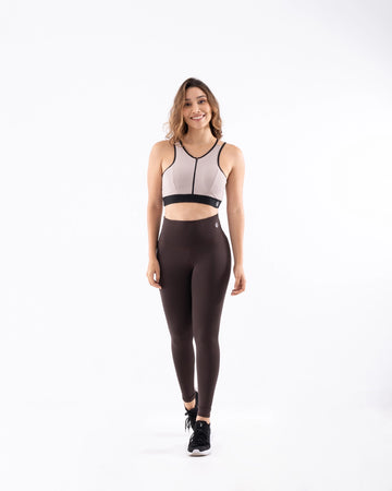 TOP POWERZIP -ROSA VINTAGE CLARO