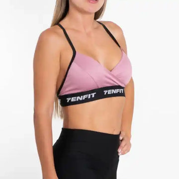 TOP MICROFIBRA CRUZADO - ROSA CREPE