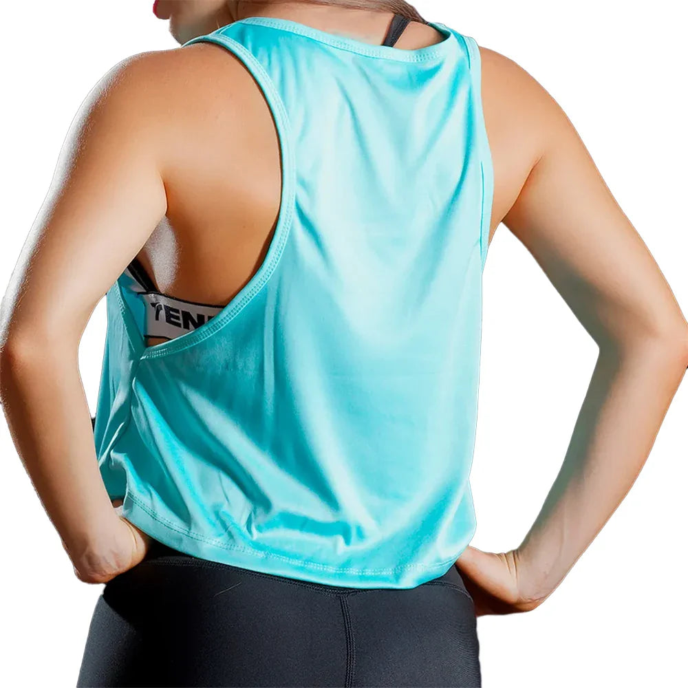 BLUSA TOP VOLADA - VERDE MENTA