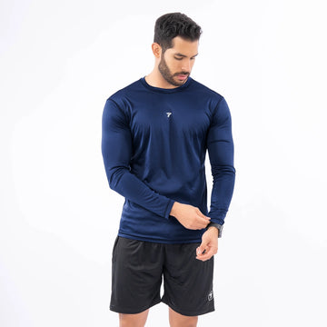 BUZO COMPRESION HOMBRE - AZUL TURQUI