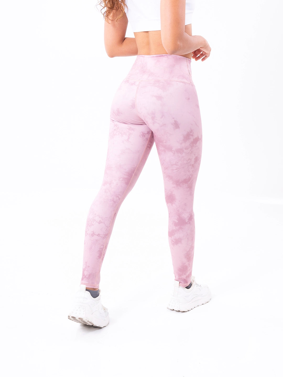 LEGGINGS SUPPLEX SUBLIMADO STONE - ROSA CREPE CLARO