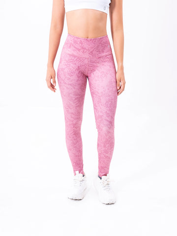 LEGGINGS SUPPLEX SUBLIMADO STONE - ROSA CREPE