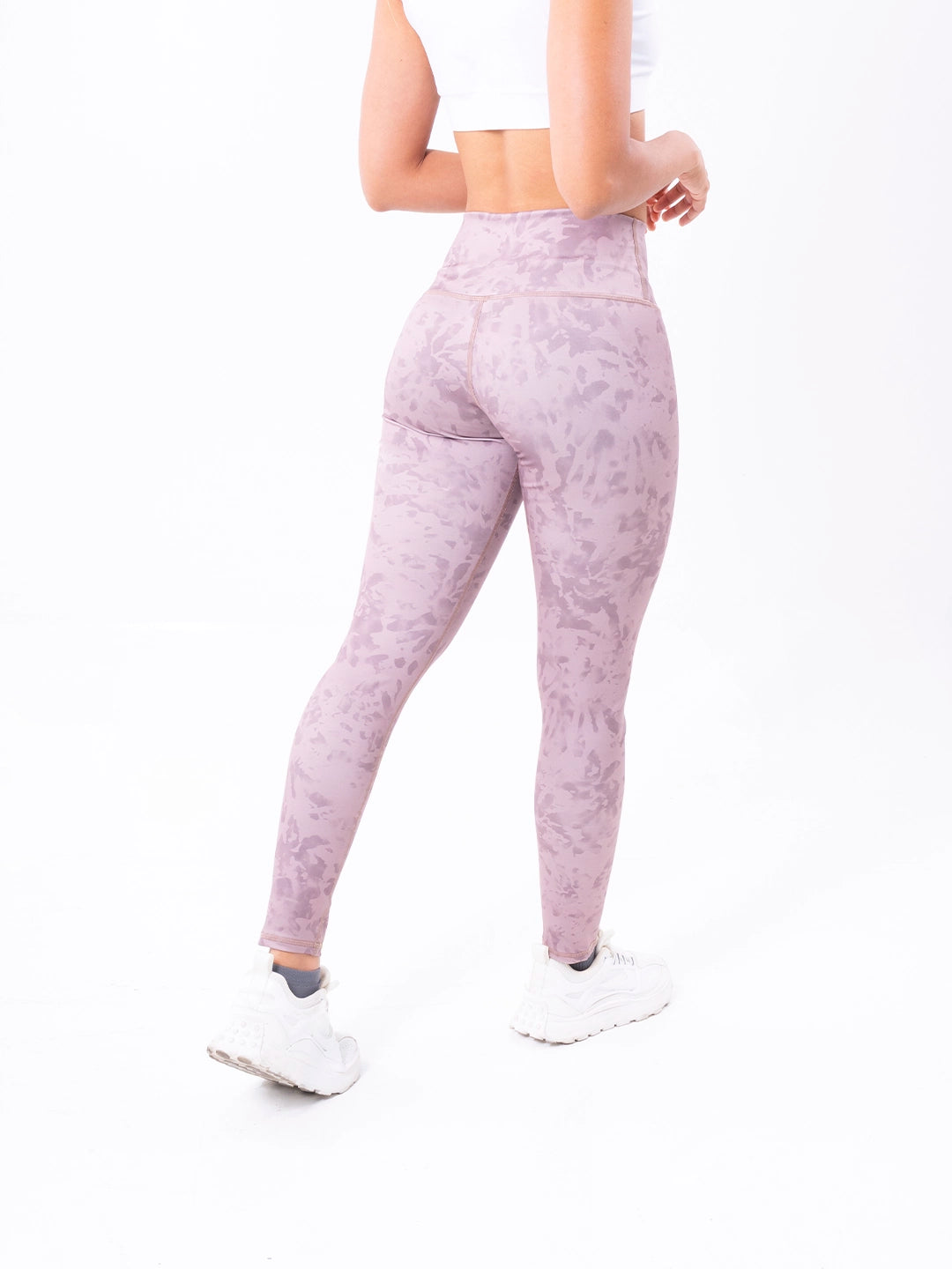 LEGGINGS SUPPLEX SUBLIMADO STONE - ROSA VINTAGE