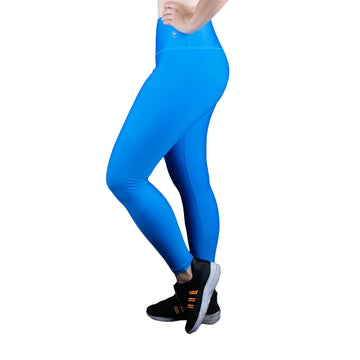 LEGGINGS SUPPLEX DEPORTIVO DE MUJER - AZUL TURQESA
