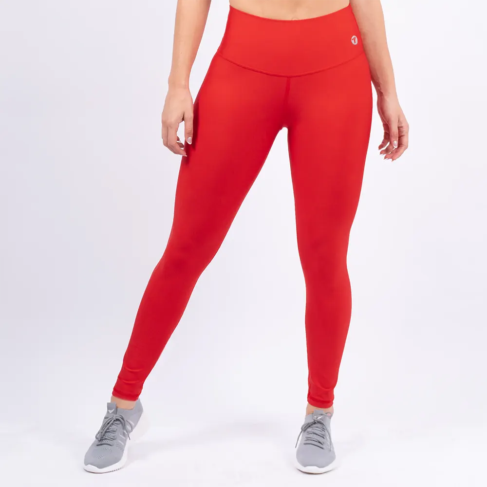 LEGGINS UNICOLOR - ROJO