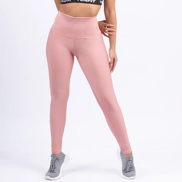 LEGGINGS SUPPLEX DEPORTIVO DE MUJER - ROSA CREPE CLARO