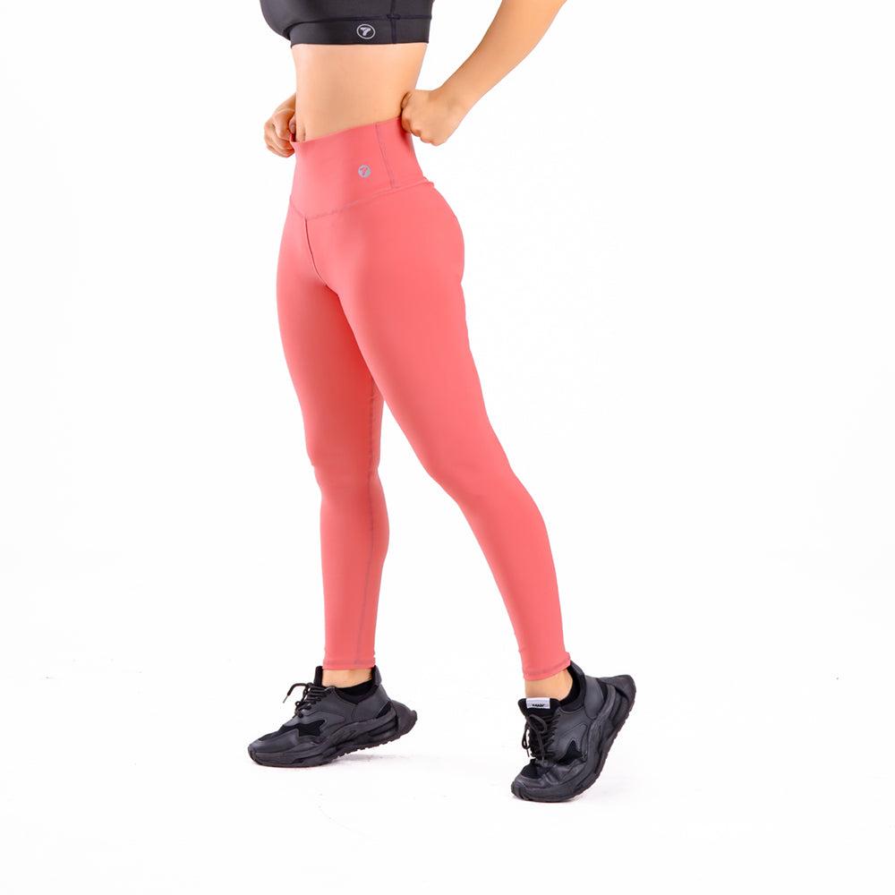 LEGGINGS SUPPLEX DEPORTIVO DE MUJER - SALMON