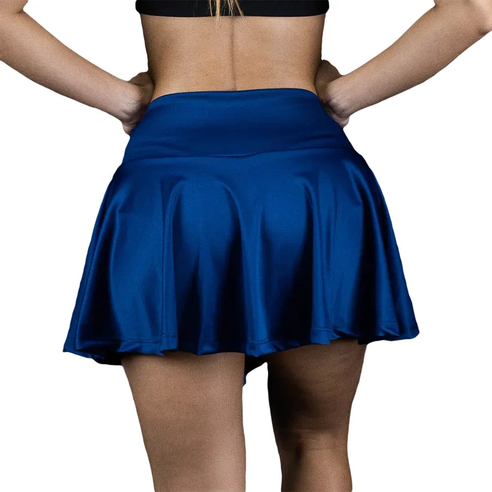 FALDA SHORT TRADICIONAL - AZUL TURQUI