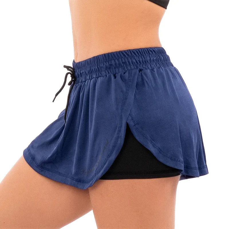 FALDA SHORT IVANNA-AZUL TURQUI
