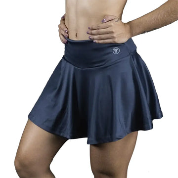 FALDA SHORT TRADICIONAL - GRIS OSCURO