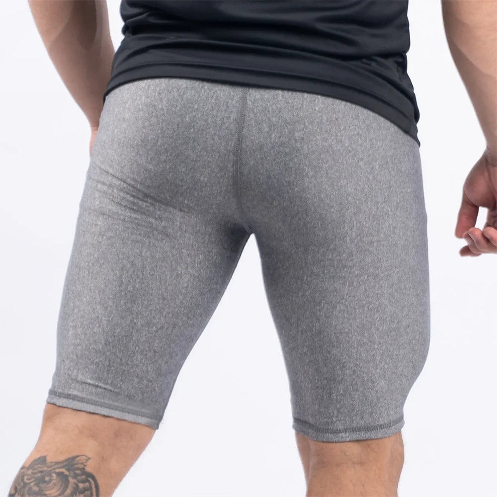 LICRA CORTA SUPLEX HOMBRE - GRIS JASPE