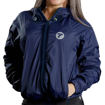 CHAQUETA ROMPEVIENTO SPARTA DAMA - AZUL TURQUI
