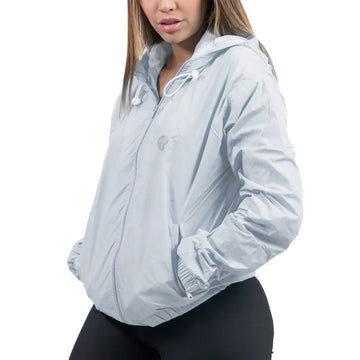 CHAQUETA ROMPEVIENTO SPARTA DAMA - GRIS CLARO