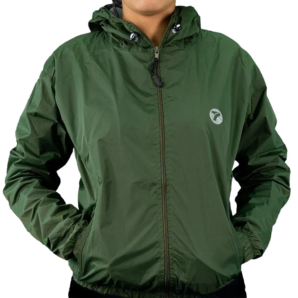CHAQUETA ROMPEVIENTO SPARTA DAMA - VERDE MILITAR