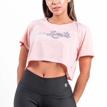 CAMISETA CORTA UNICOLOR - PALO DE ROSA