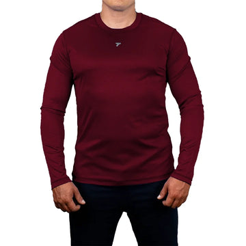BUZO COMPRESION PLUS SIZE HOMBRE - VINOTINTO OSC