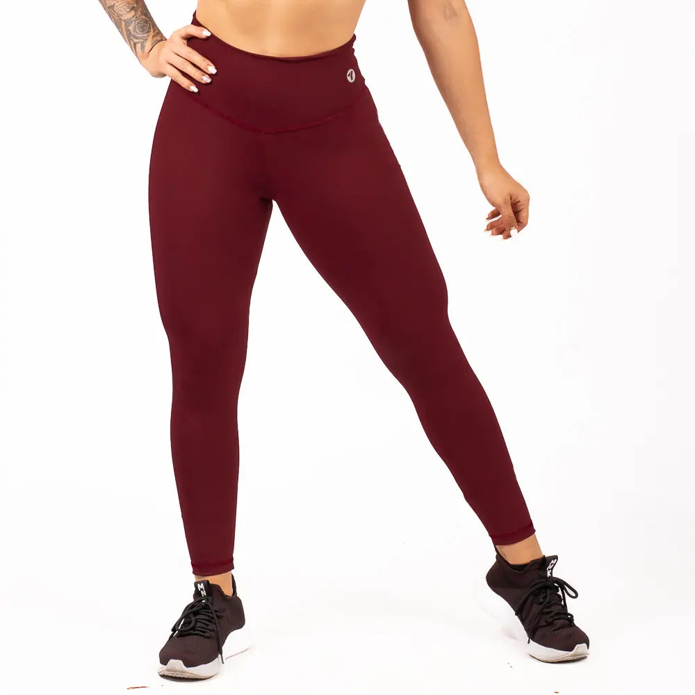 LEGGINS PUSH UP UNICOLOR - MARRON