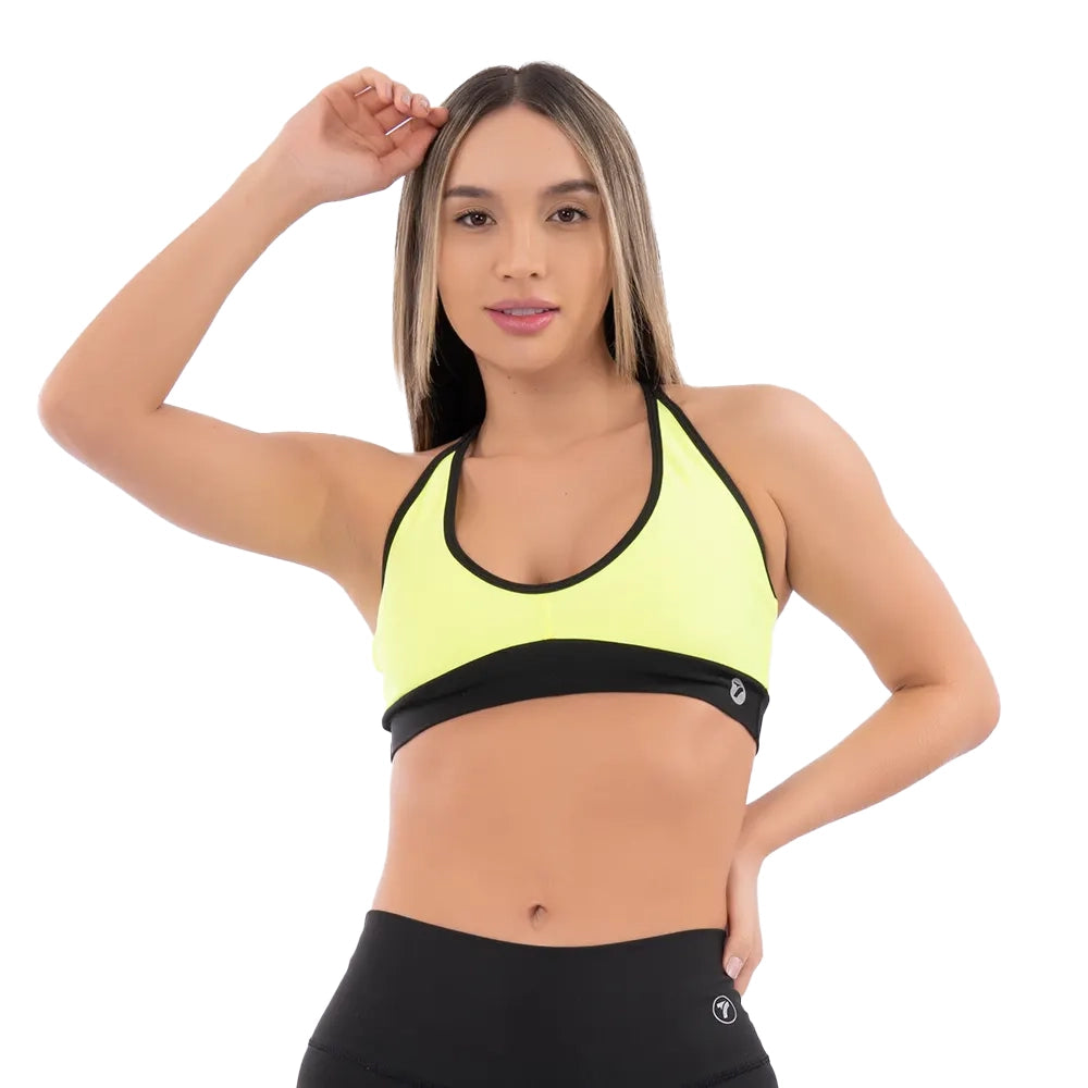TOP DIANA UNICOLOR - AMARILLO NEON