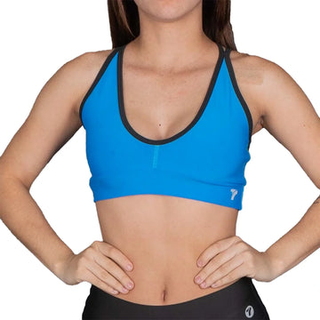 TOP DIANA UNICOLOR - AZUL TURQUESA