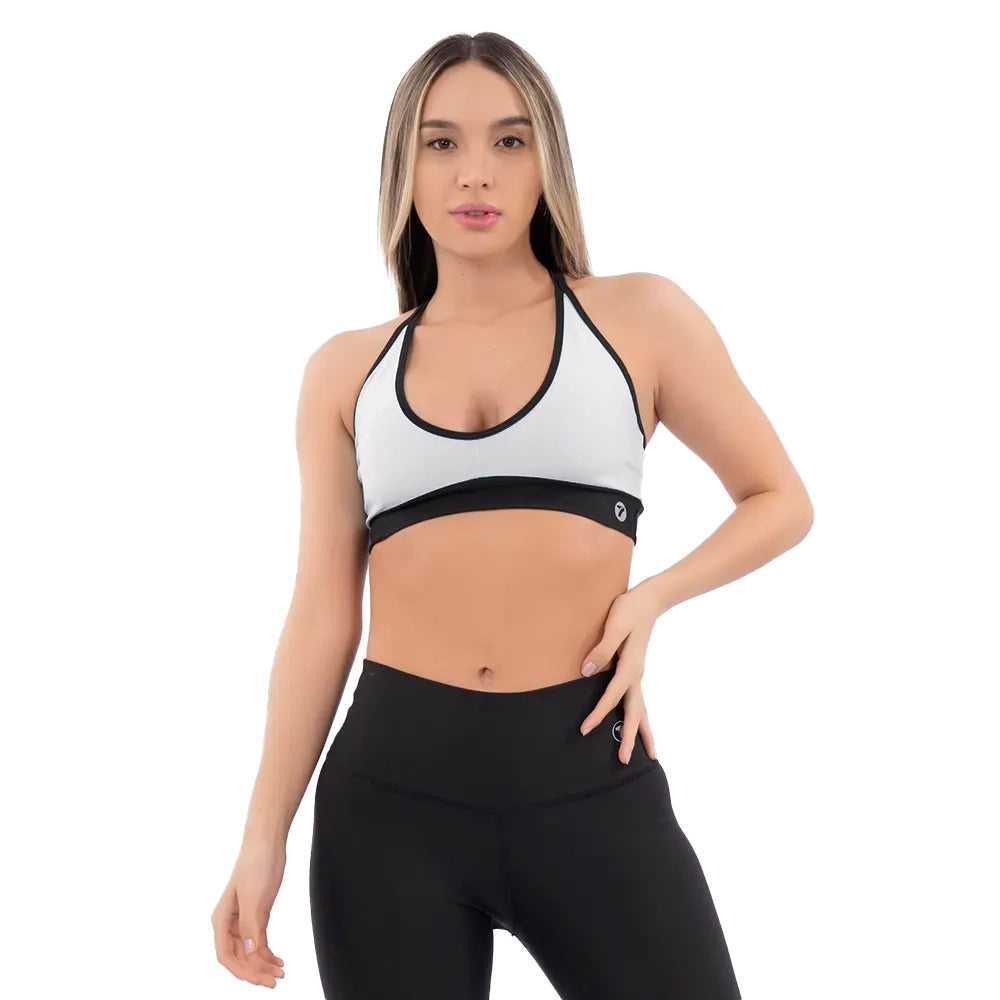 TOP DIANA UNICOLOR -GRIS PLATA