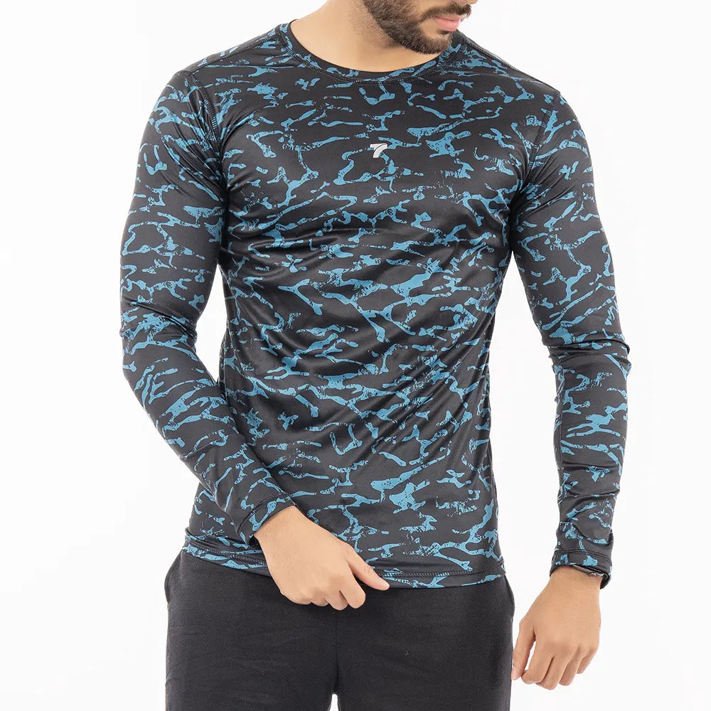 BUZO COMPRESION SUBLIMADO H - Tenfit - Ropa Deportiva