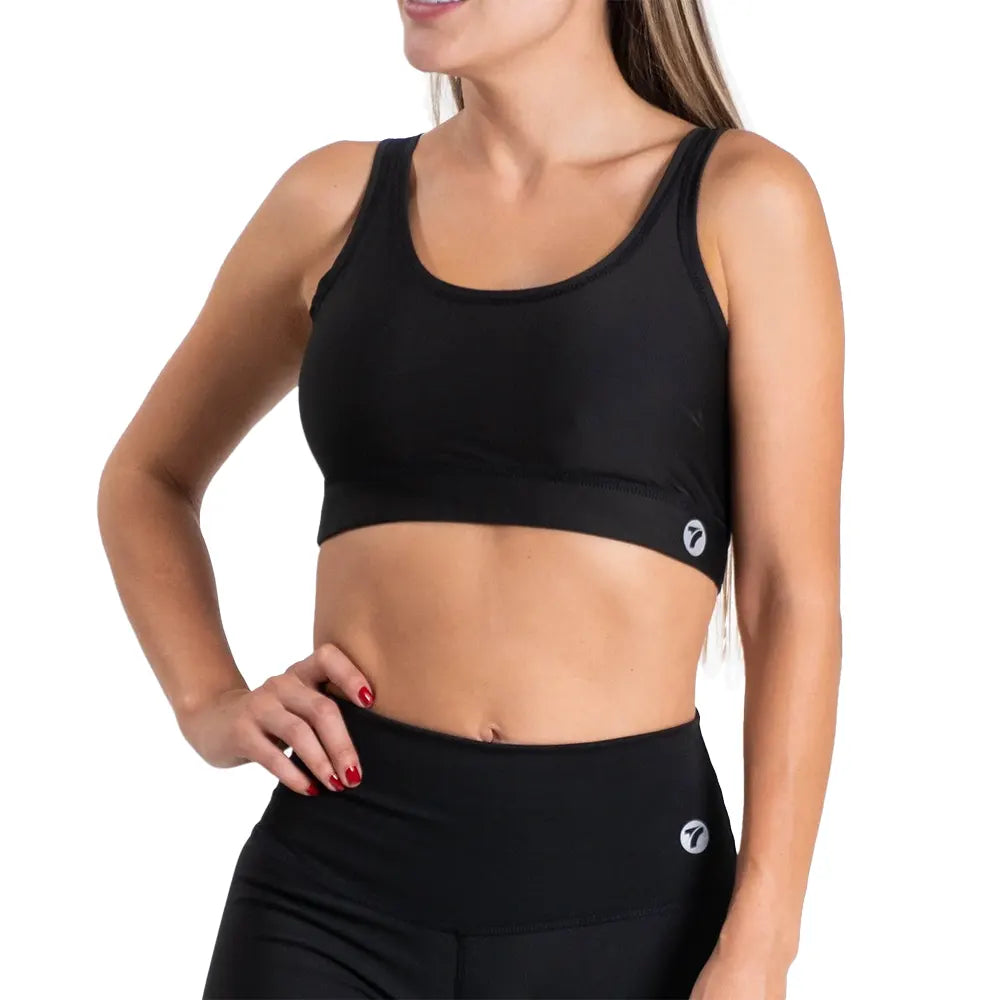 TOP BASICO UNICOLOR - NEGRO