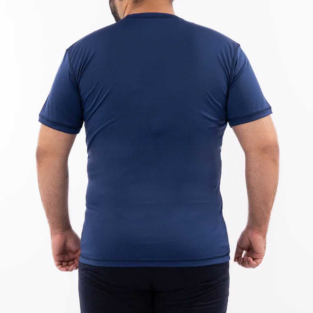 CAMISETA FIST PLUS ZISE UNICOLOR-AZUL TURQUI