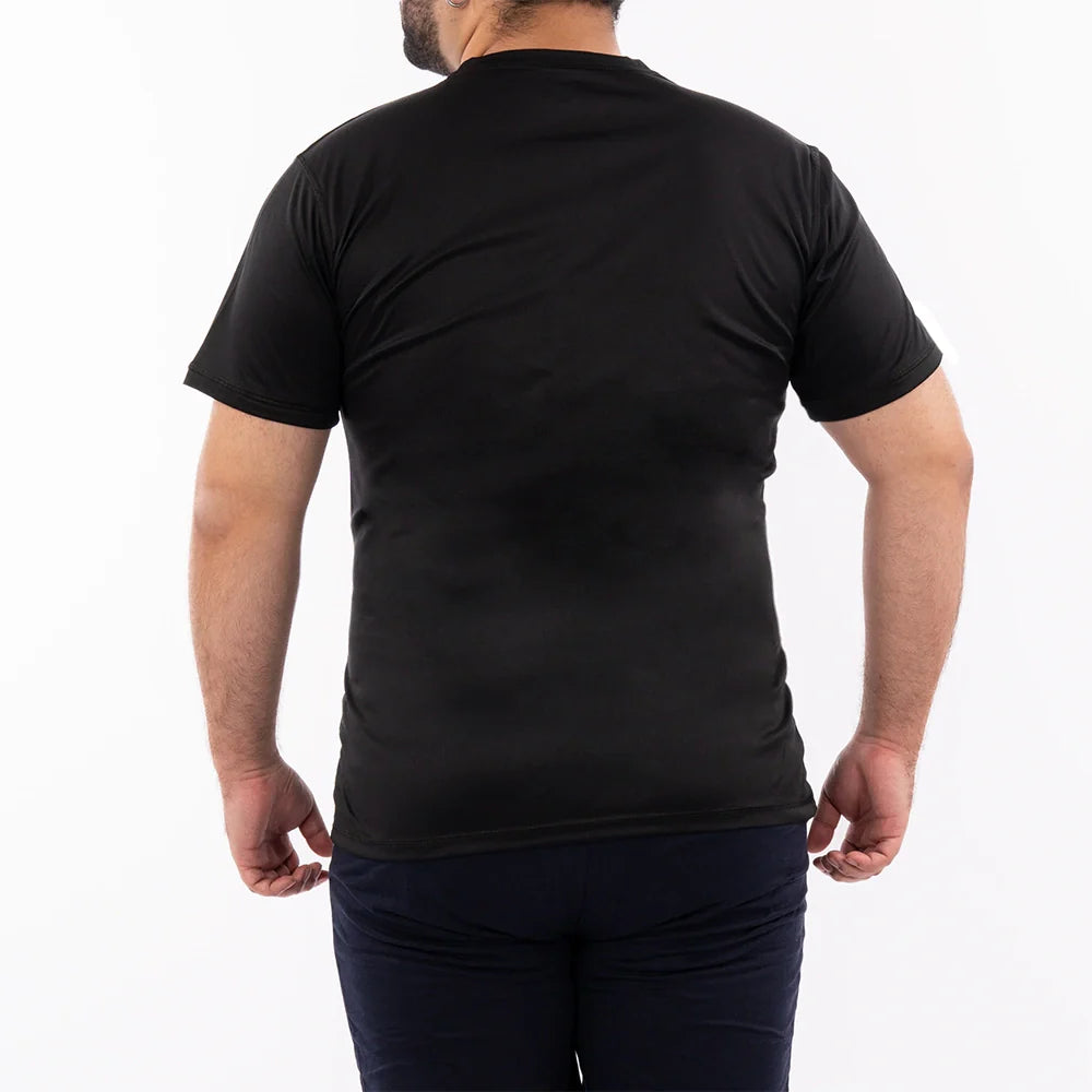 CAMISETA FIST PLUS ZISE UNICOLOR-NEGRO