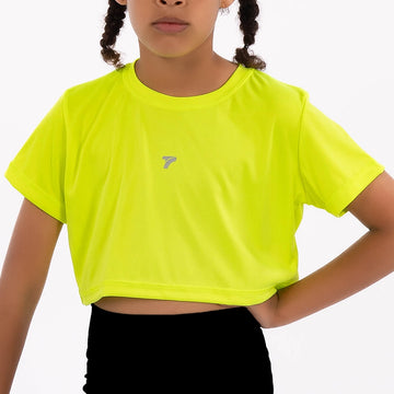 BLUSA MANGA CORTA TINY - AMARILLO NEON