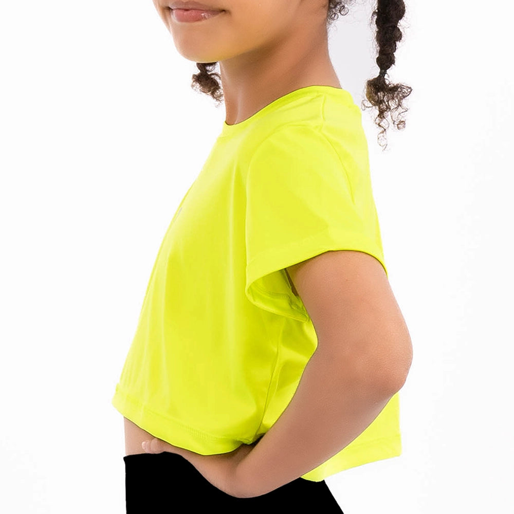 BLUSA MANGA CORTA TINY - AMARILLO NEON