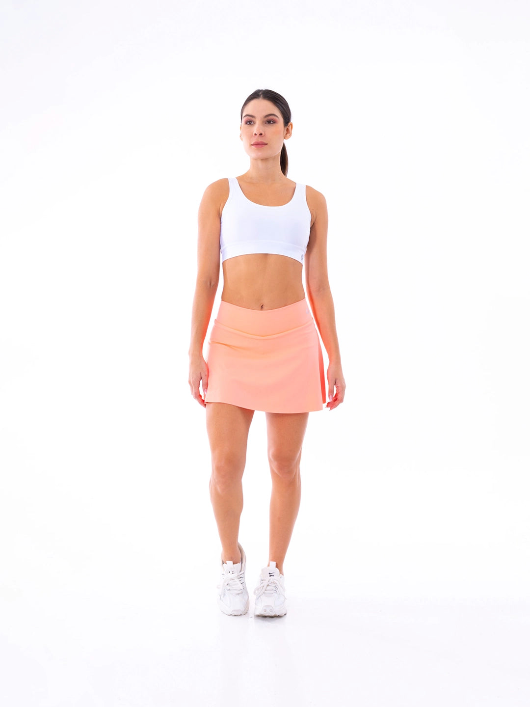 FALDA SHORT BLOCK - MANDARINA