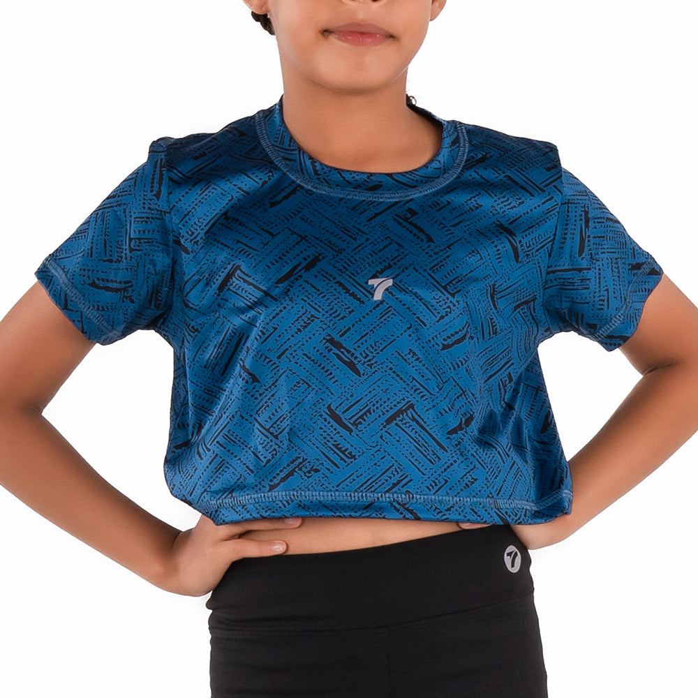 BLUSA SHOT TINY – AZUL PETROLEO - C01T02