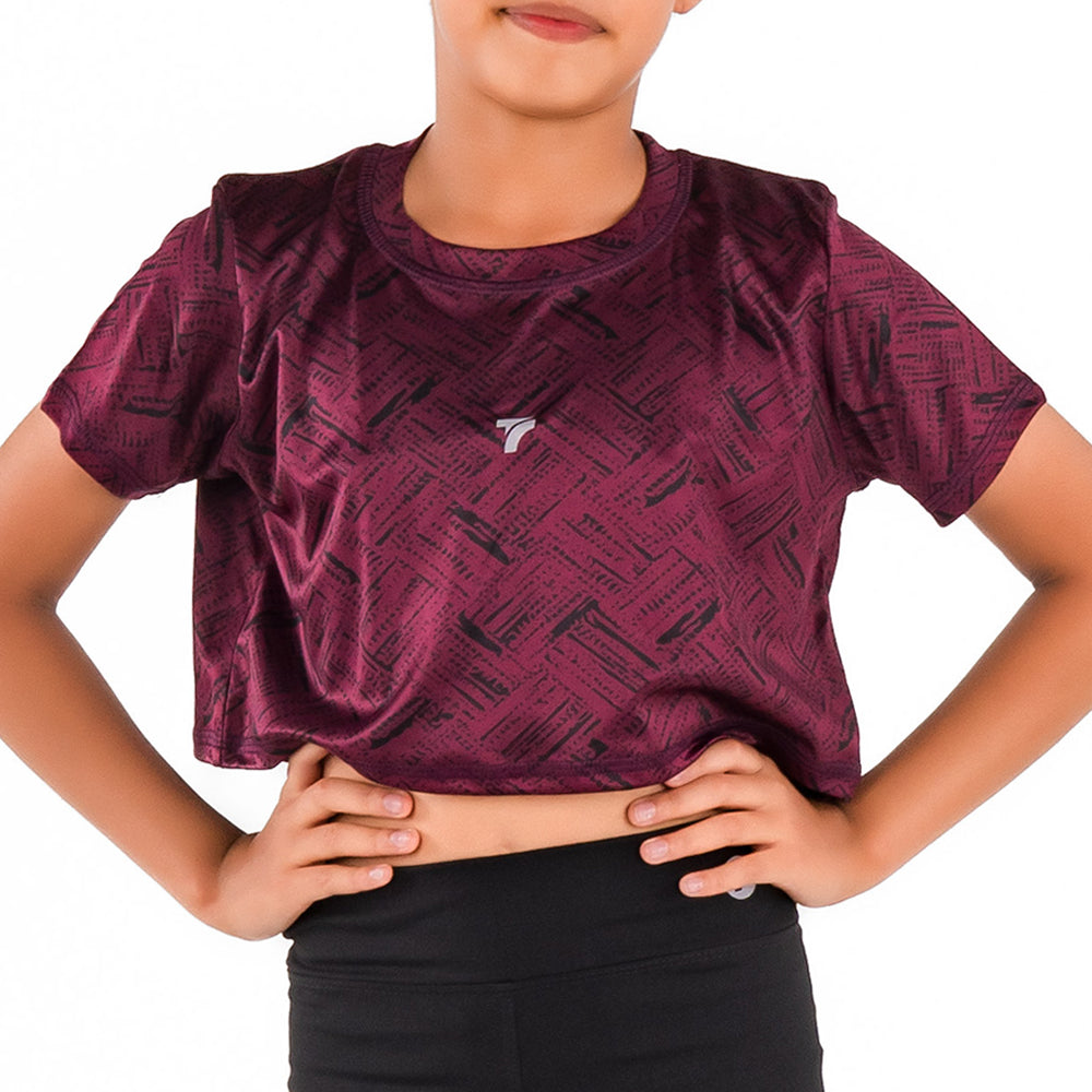 BLUSA SHOT TINY – VINOTINTO OSCURO - C01T01