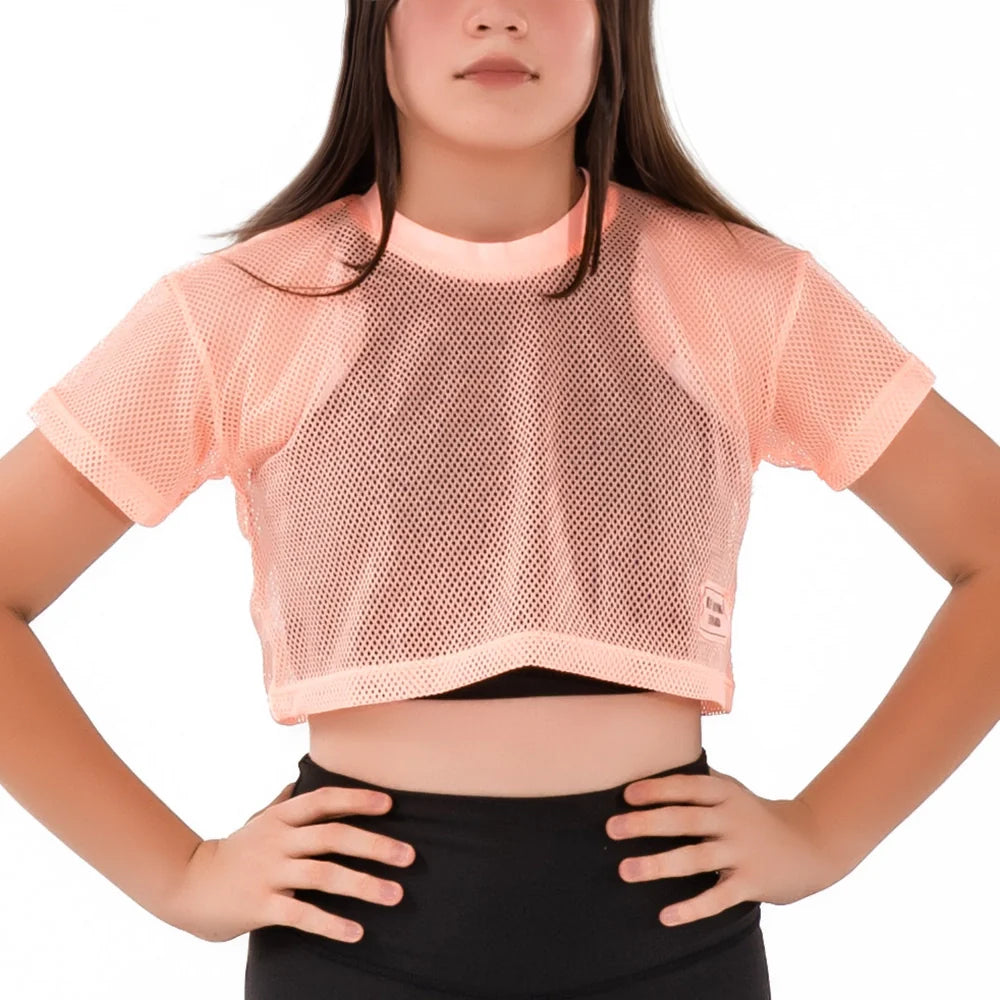 BLUSA TRAP TINY-MANDARINA