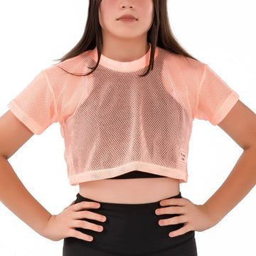 BLUSA TRAP TINY-MANDARINA