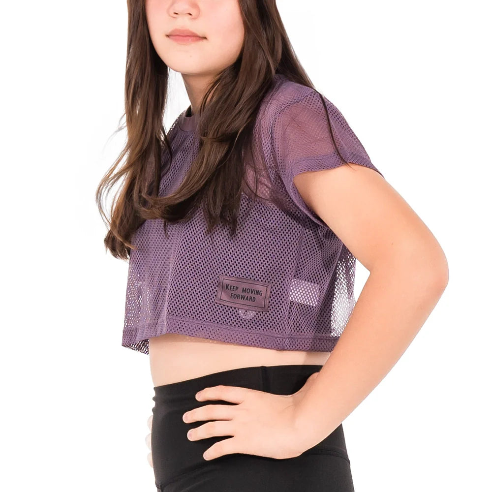 BLUSA TRAP TINY-UVA METALIZADO
