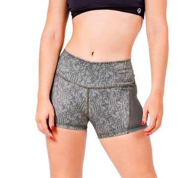 SHORT HIGH DEPORTIVO PARA MUJER - C00302