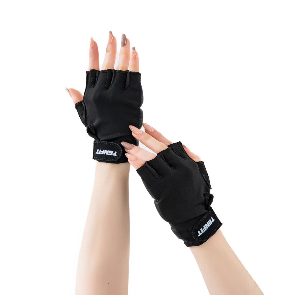 GUANTES FORCE UNICOLOR DAMA - NEGRO