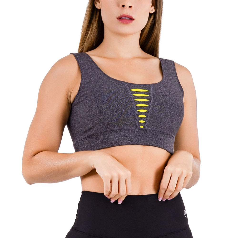 TOP  HYPERFLEX - NEGRO JASPE