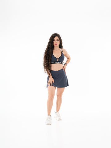 Top Deportivo de Mujer con Copa Interna Crush - Gris Oscuro