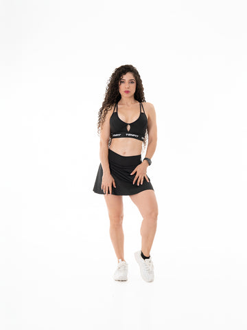 Top Deportivo de Mujer con Copa Interna Crush - Negro