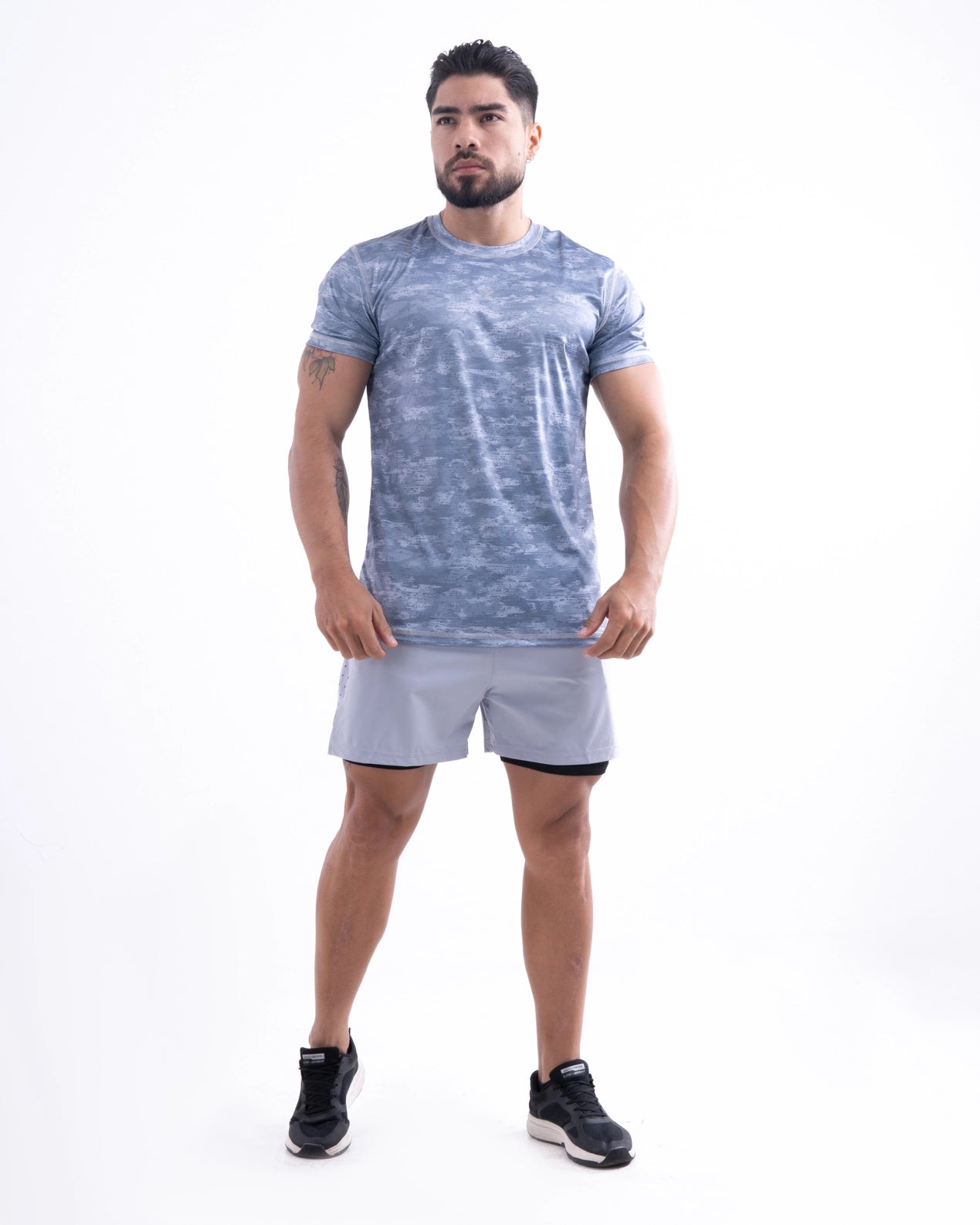 PANTALONETA TRACK - GRIS CLARO -12