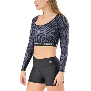 BUZO TOP LUXOR - GREY ZEBRA