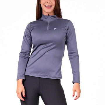 BUZO ROLLING MUJER - GRIS OSCURO