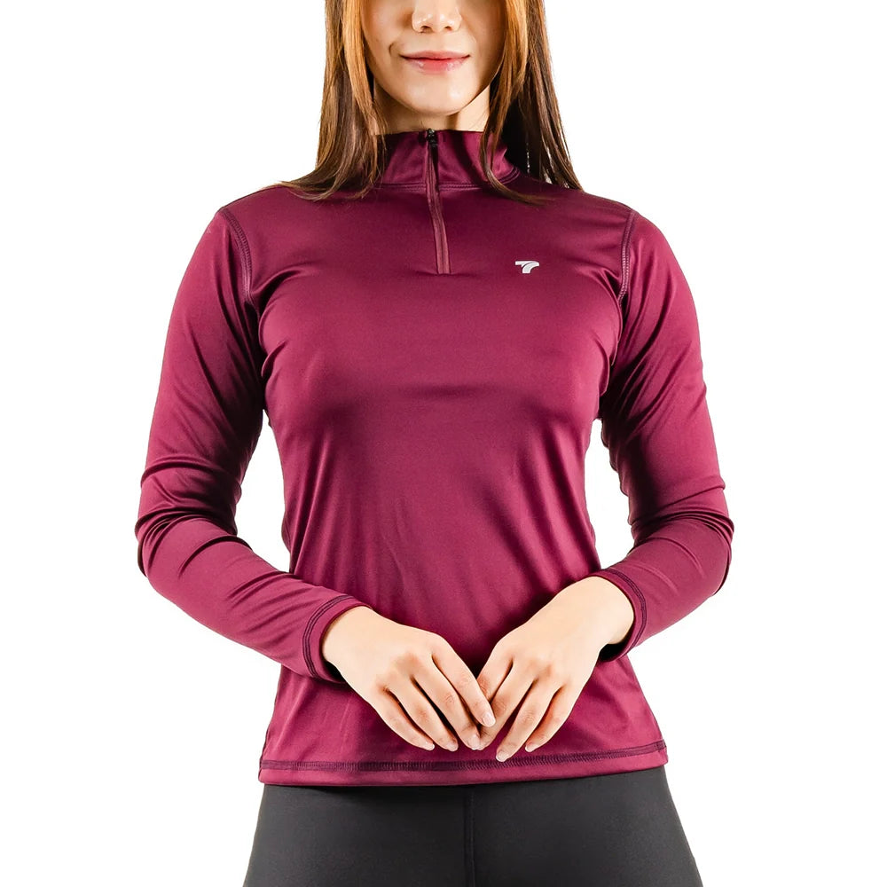 BUZO ROLLING MUJER - VINOTINTO OSCURO