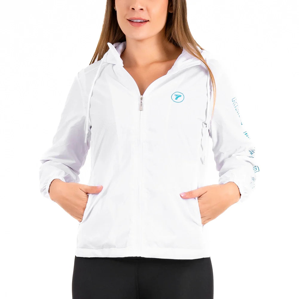 CHAQUETA ROMPEVIENTO THUNDER M - BLANCO