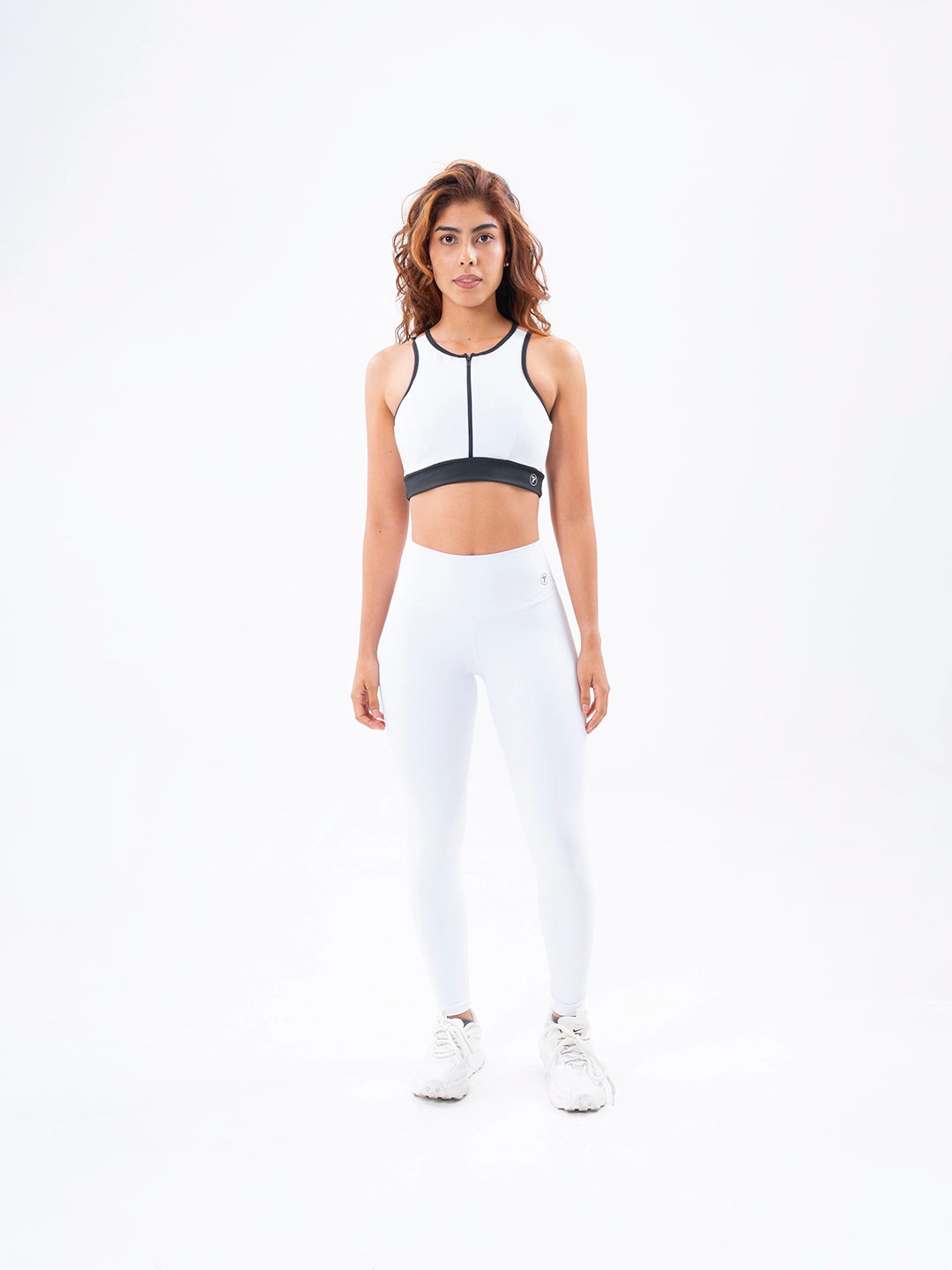 TOP POWERZIP -BLANCO