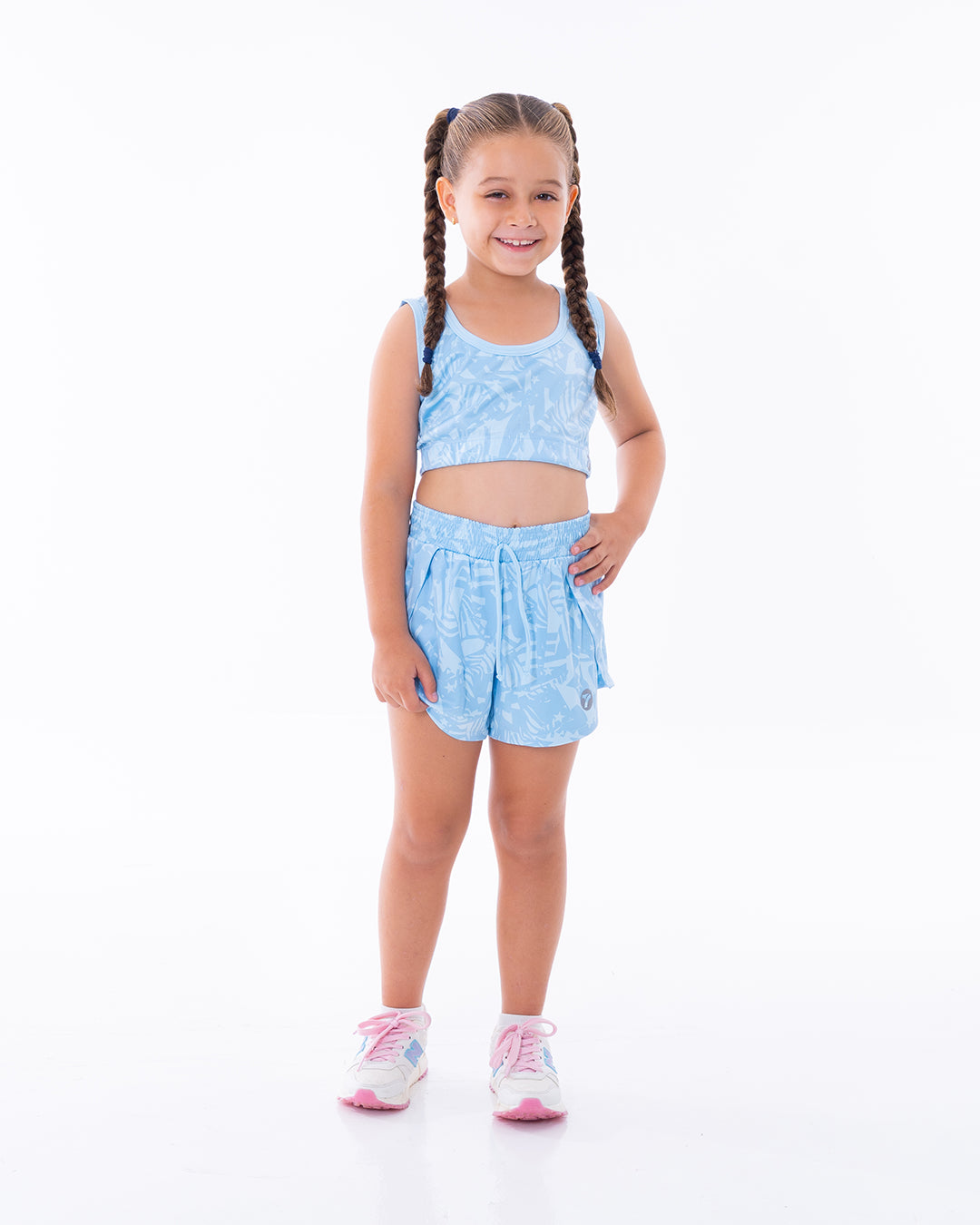 CONJUNTO RUNNING TINY-AZUL CELESTE
