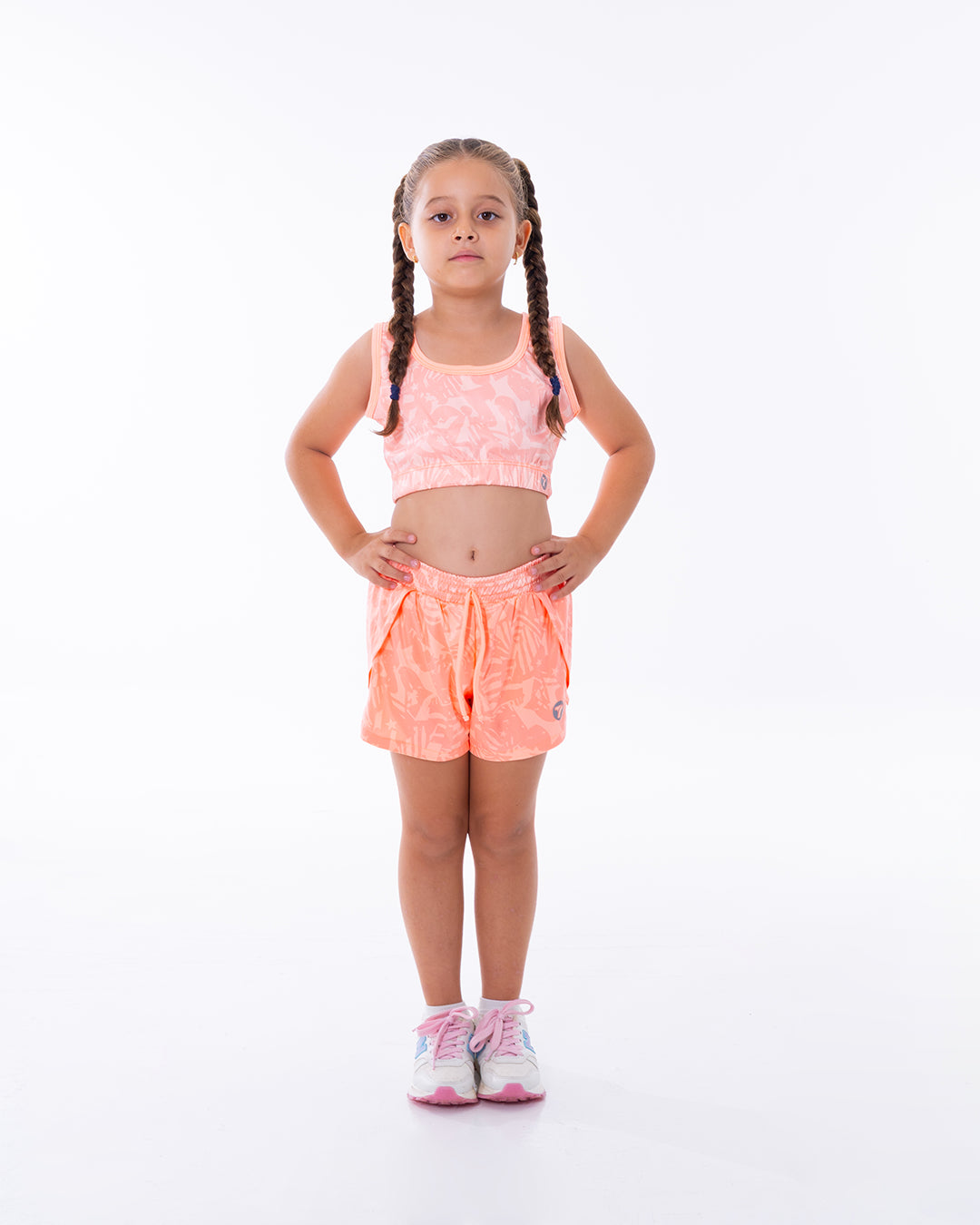 CONJUNTO RUNNING TINY-MANDARINA