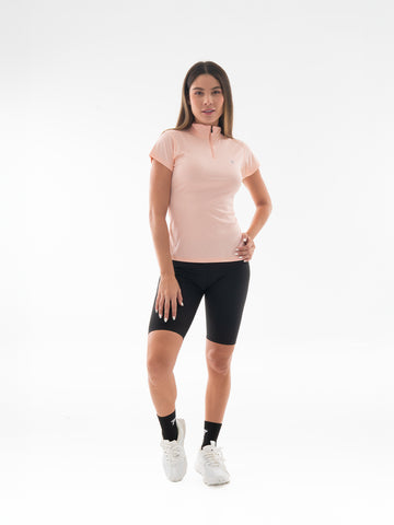 CAMISETA ROLLING MANGA CORTA MUJER - PALO DE ROSA